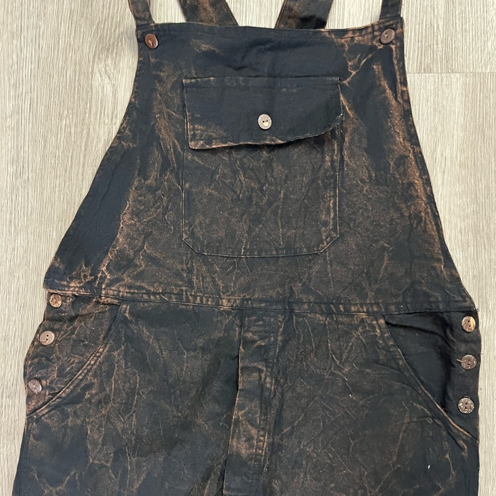 228–Trendy Brown/Black Overalls for Women - Picture 2 of 3
